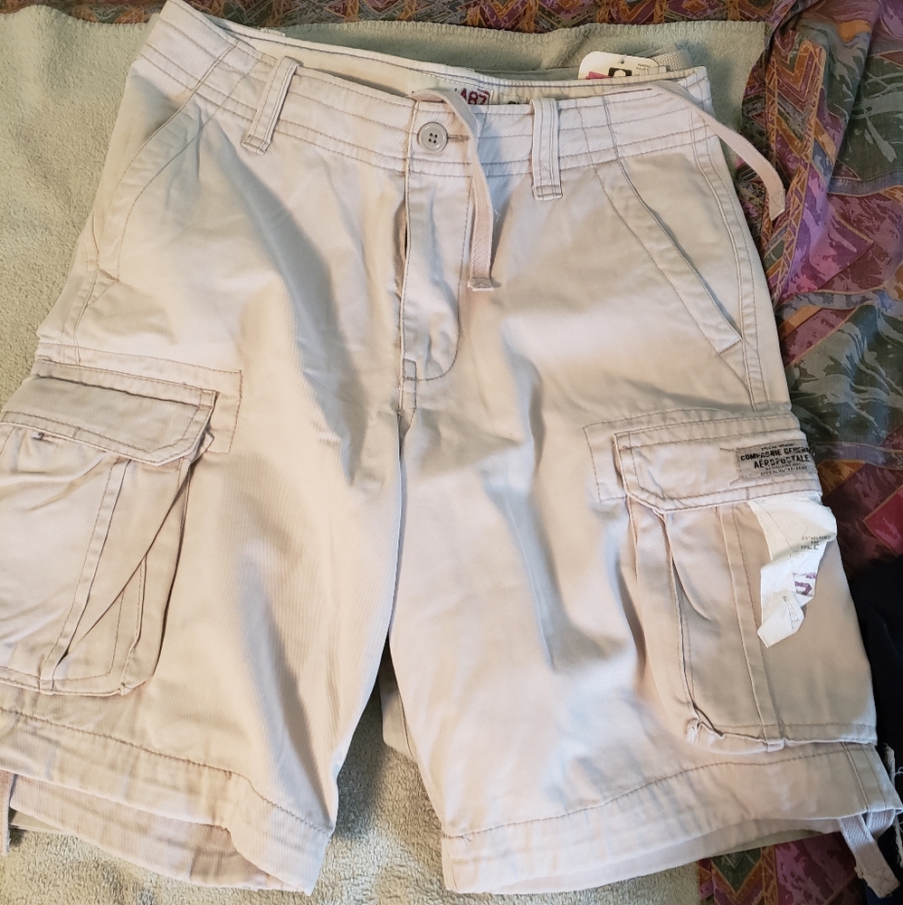 Light Khacki Cargo Shorts